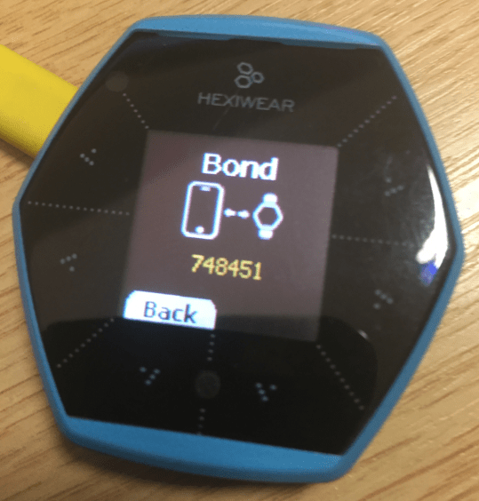 Pairing Code on BLE Device