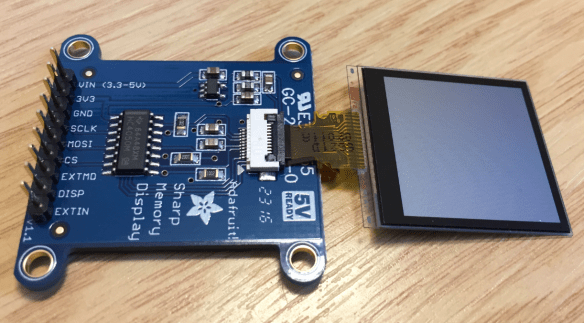 Replaced Display on Adafruit Breakout Board