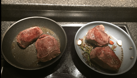 Browning the Meat