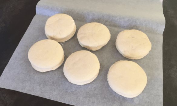 Muffins on Baking Sheet