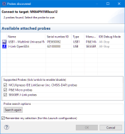 Probes automatically discovered