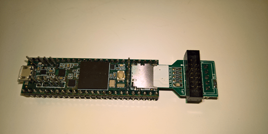 SD card adapter for JTAG debug on Teensy