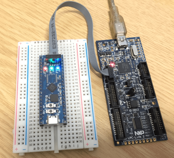 LPC-Link2 on the right