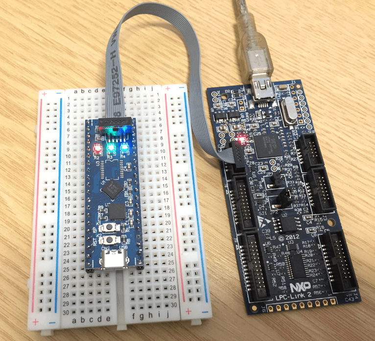 LPC-Link2 on the right