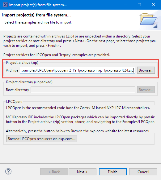 Select LPCOpen Archive