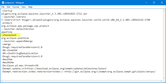 Customizing Welcome View and Splash Screen in Eclipse Neon | MCU on Eclipse
