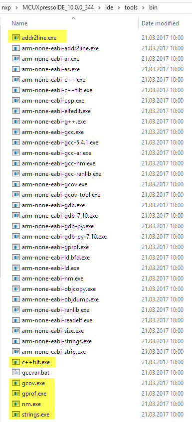 coverage and related binutils