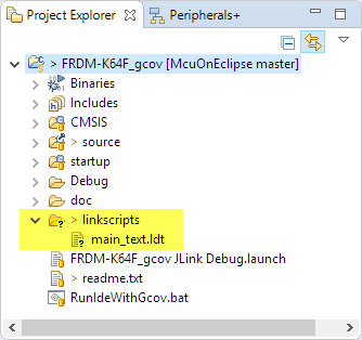 Linkscripts Folder