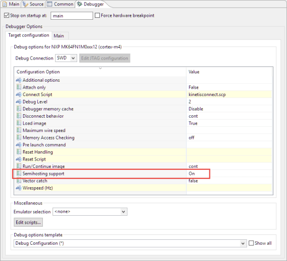 LinkServer Semihosting Support