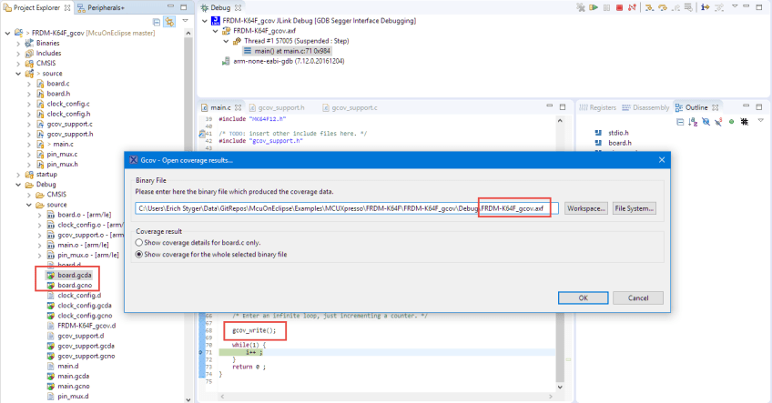 Open Coverage File