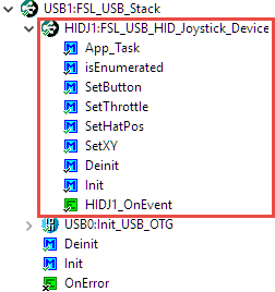USB HID Joystick Subcomponent