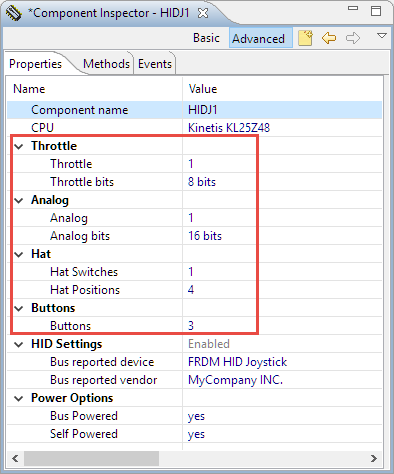 USB Joystick Component