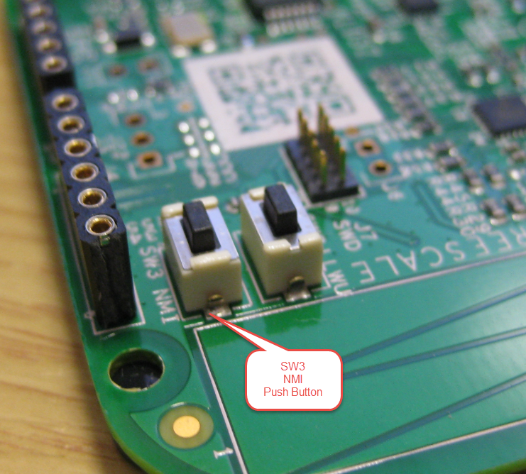 SW03 NMI Push Button on FRDM-KL03Z