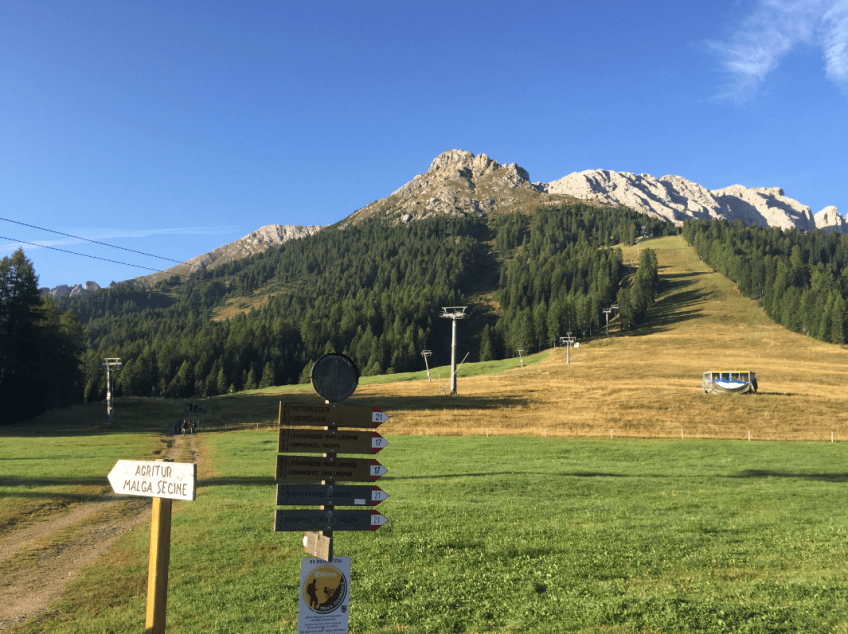 Back on Passo di Costalunga