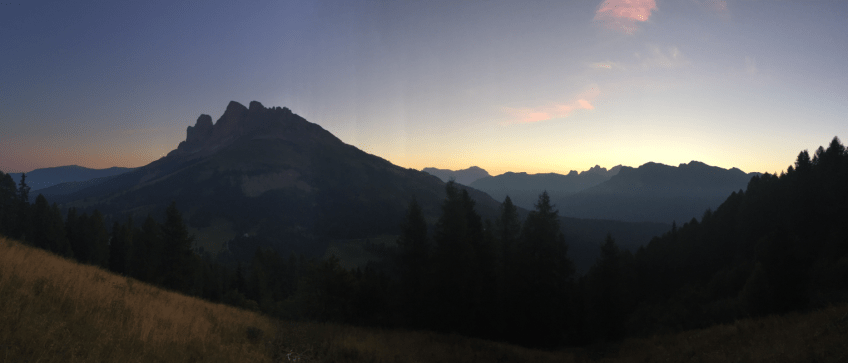 Before Sunrise on Alpine Meadow