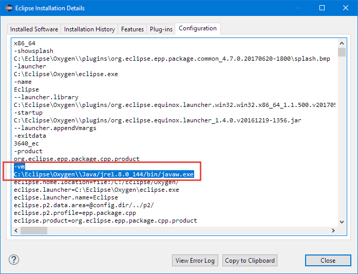 Configuration Details