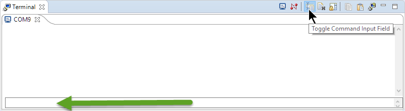 Toggle Command Input