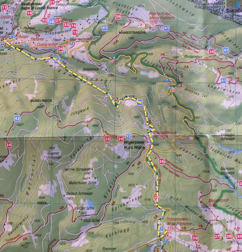 Frommeralm - Nigerpass - St. Zyprian