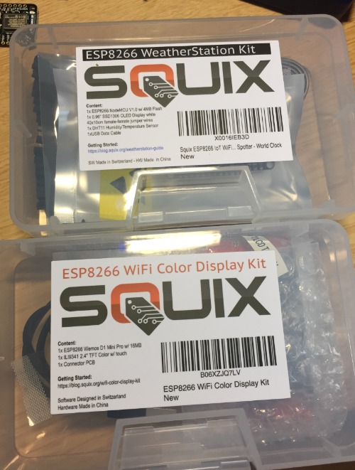 Squix ESP8266 Weather Station Kits