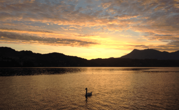 Sunrise in Lucerne