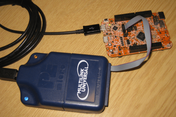 Using P&E Multilink Universal to restore the OpenSDA Bootloader on NXP FRDM-K22F Board