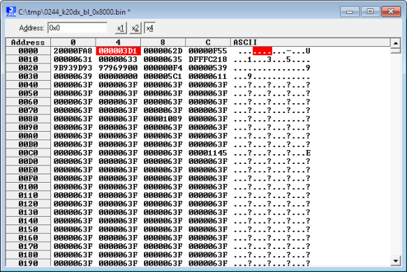 Patched Reset Vector