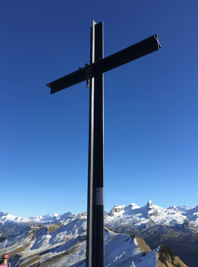 Cross on the Huser Stock