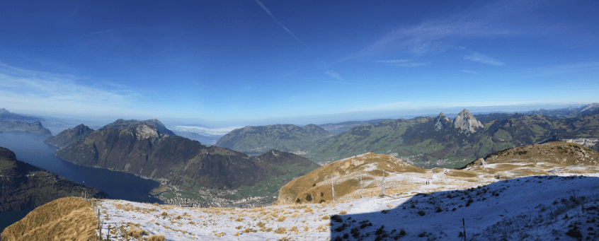 Fronalpstock mit Blick auf Mythen