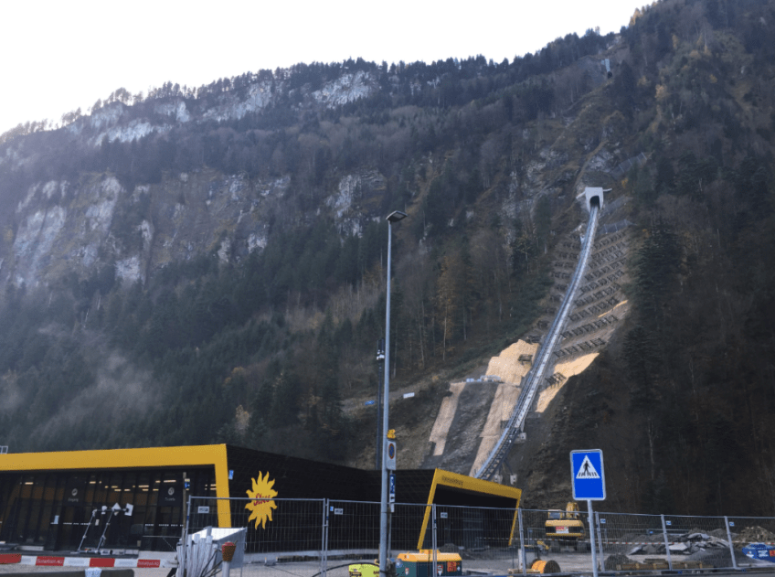 New Stoos Bahn Construction Site