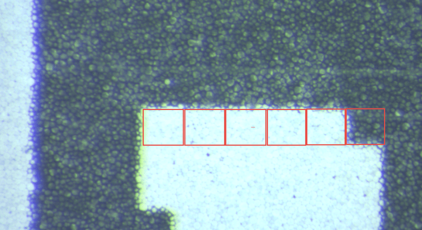 Row of Black and White Pixels