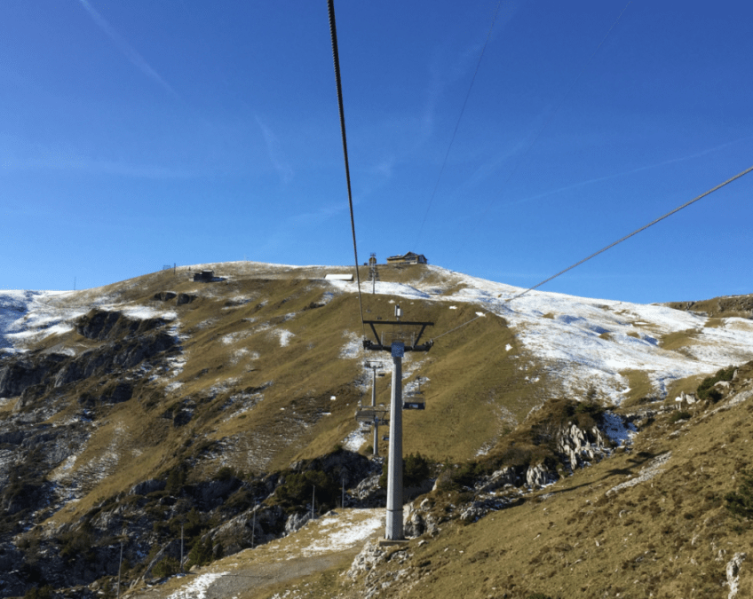 Sesselbahn auf Fronalpstock