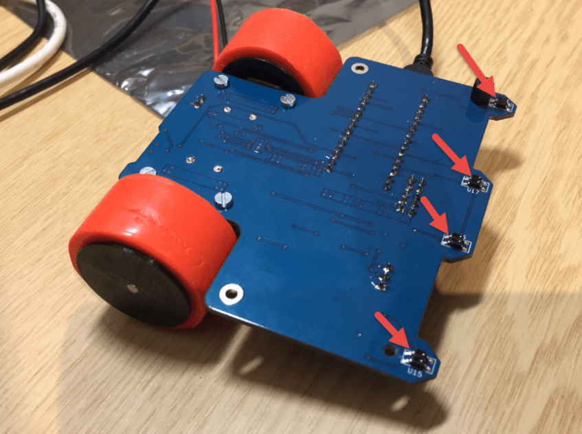 Line Sensors Bottom Side