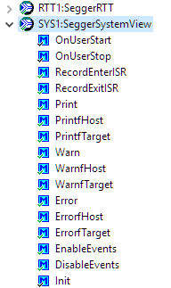 Segger SystemView