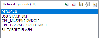 Bootloader Defines