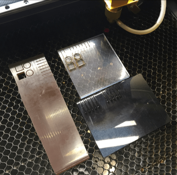 Cellulose Acetate Sheets in Laser Cutter