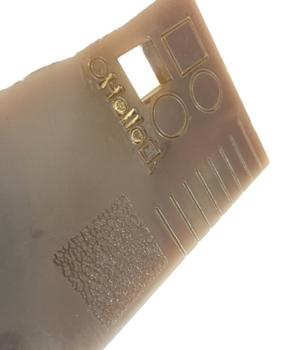 Pattern on 4 mm Cellulose Acetate Sheet