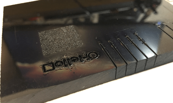 Pattern on 8 mm Cellulose Acetate Sheet