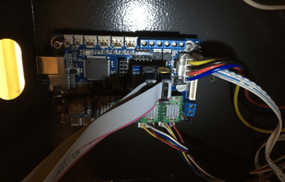 Installed Cohesion3D Board