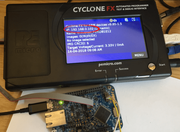 IP Address on Cyclone Fx