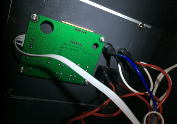 Laser Cutter Origional Front Panel back side