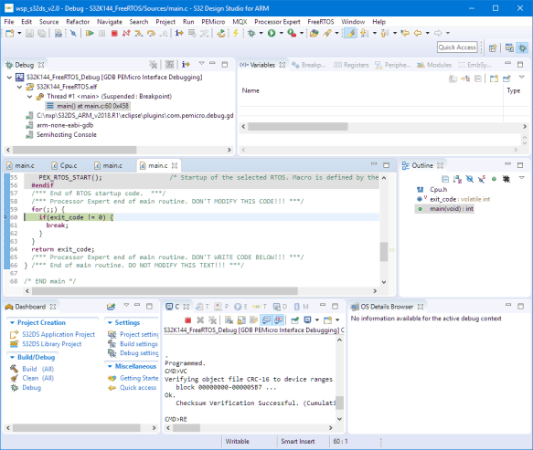 Tutorial: FreeRTOS 10.0.1 with NXP S32 Design Studio 2018.R1 | MCU on ...