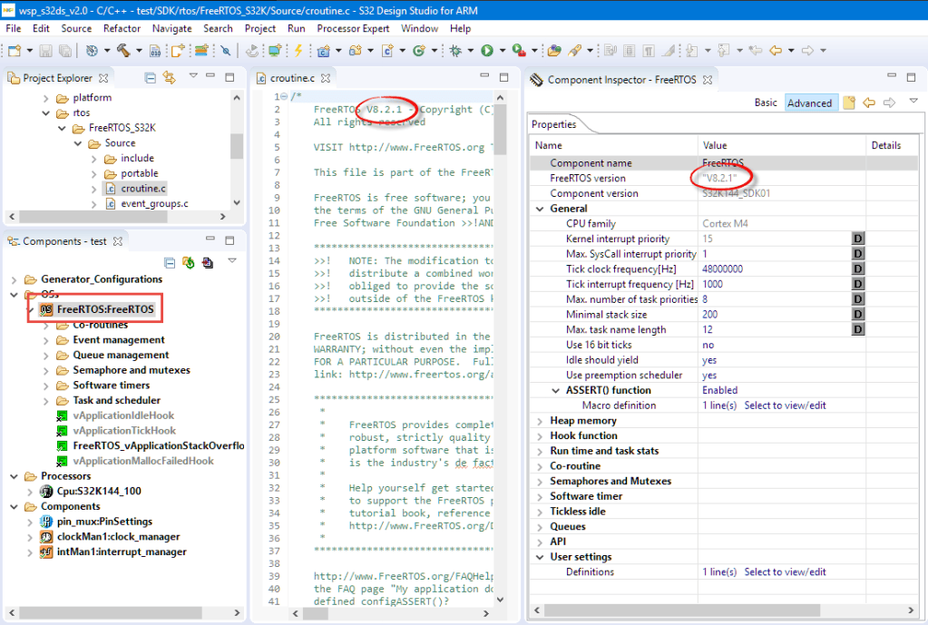 Tutorial: FreeRTOS 10.0.1 with NXP S32 Design Studio 2018.R1 | MCU on ...
