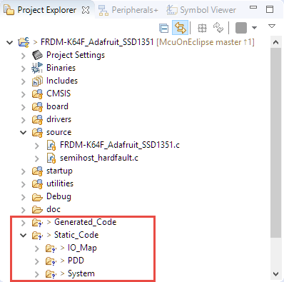 Copied generated files