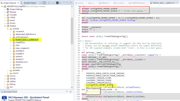 FreeRTOS Memory Scheme