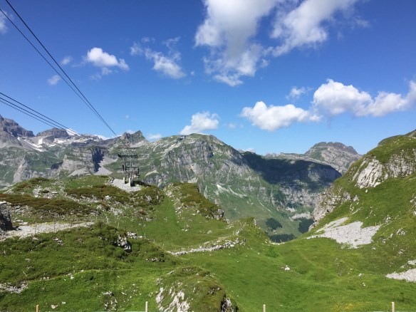 View back from the top station