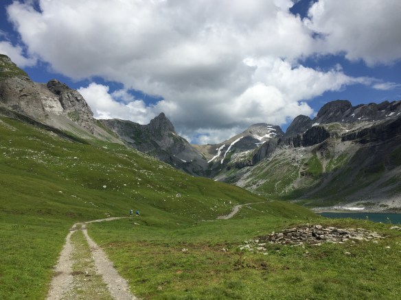 Road on the side of Glattalpsee