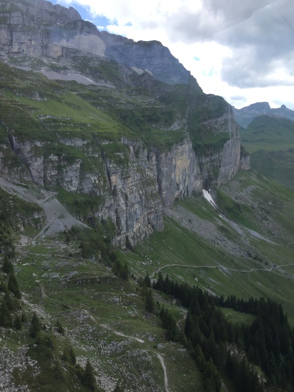 Bergpfad auf Glattalp