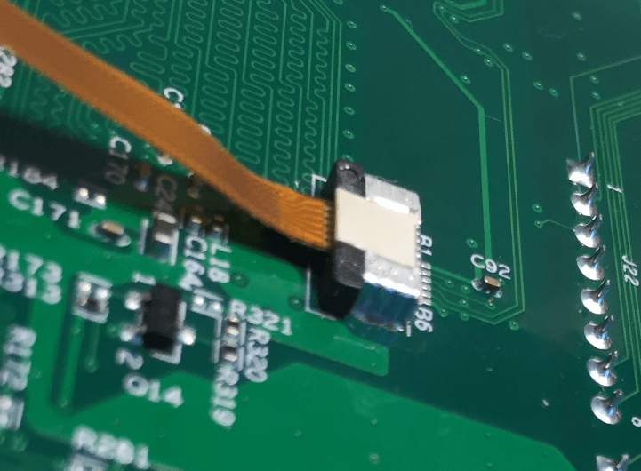 inserted touch connector