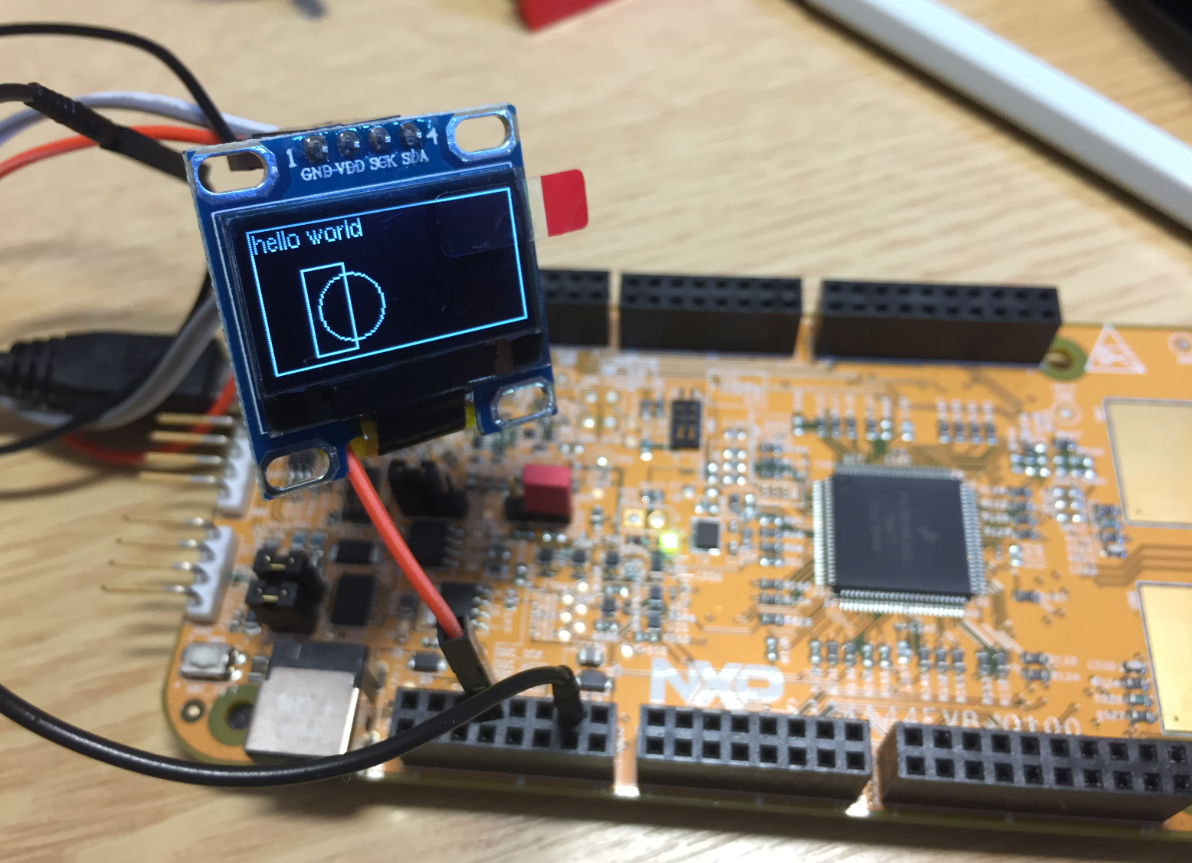 S32K144EVB with OLED SSD1306 using 3.3V Logic Levels