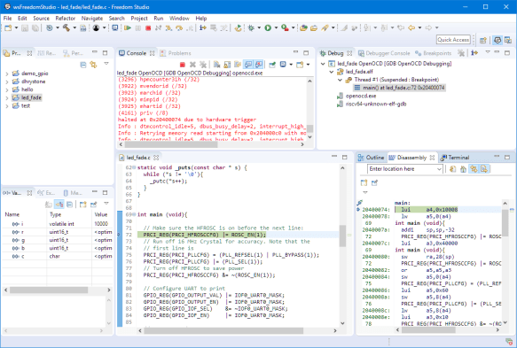 Finally Debugging the HiFive1 Board